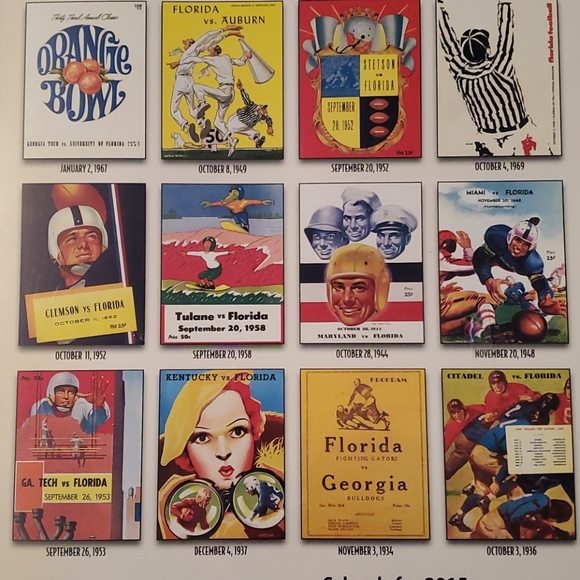 Florida Gators Vintage Programs - Picture 5 of 8